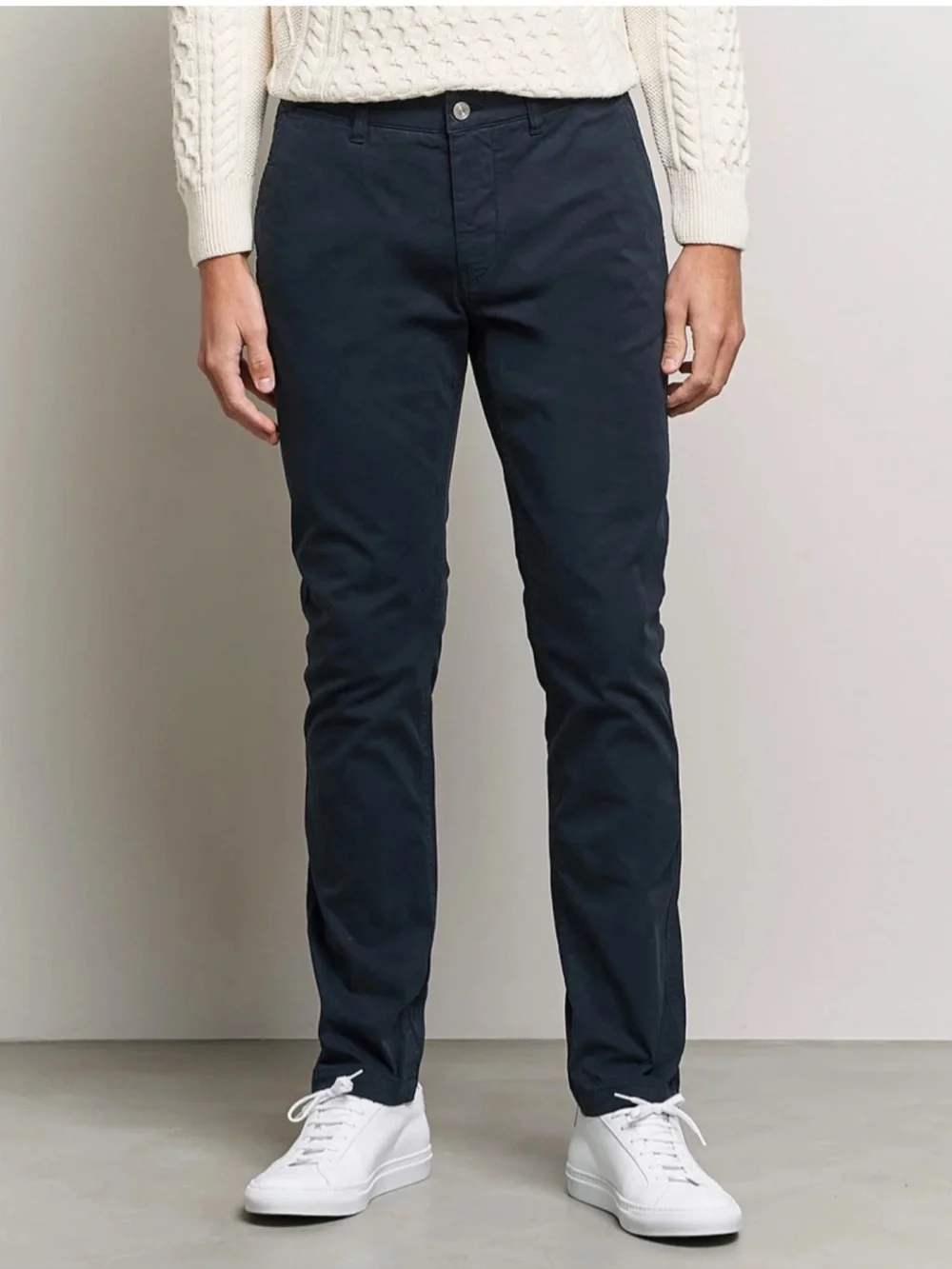 Betabrand Pants Mens Size Navy Chino Slim Fit Tapered MARCO $220 34X32 NWT